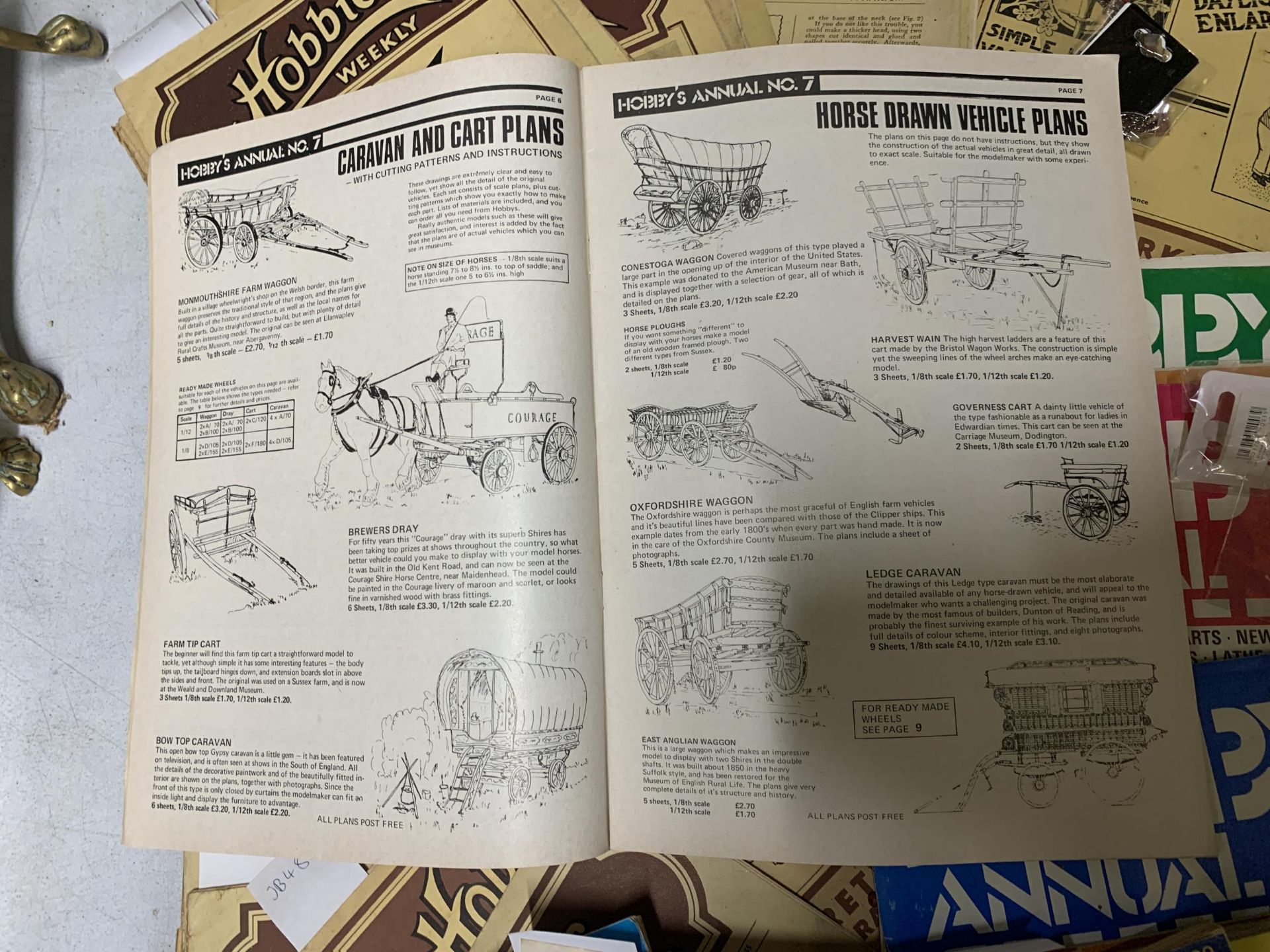 A LARGE QUANTITY OF HOBBY'S WEEKLY TOGETHER WITH ANNUALS INLUDING 1983, 84, 93 ETC., - Bild 4 aus 5