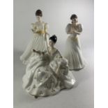 THREE ROYAL DOULTON FIGURES MY LOVE, MARIA AND KATHLEEN