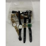 A QUANTITY OF WRIST WATCHES TO INCLUDE CARVEL, NEXT, PELEX QUARTZ, ETC