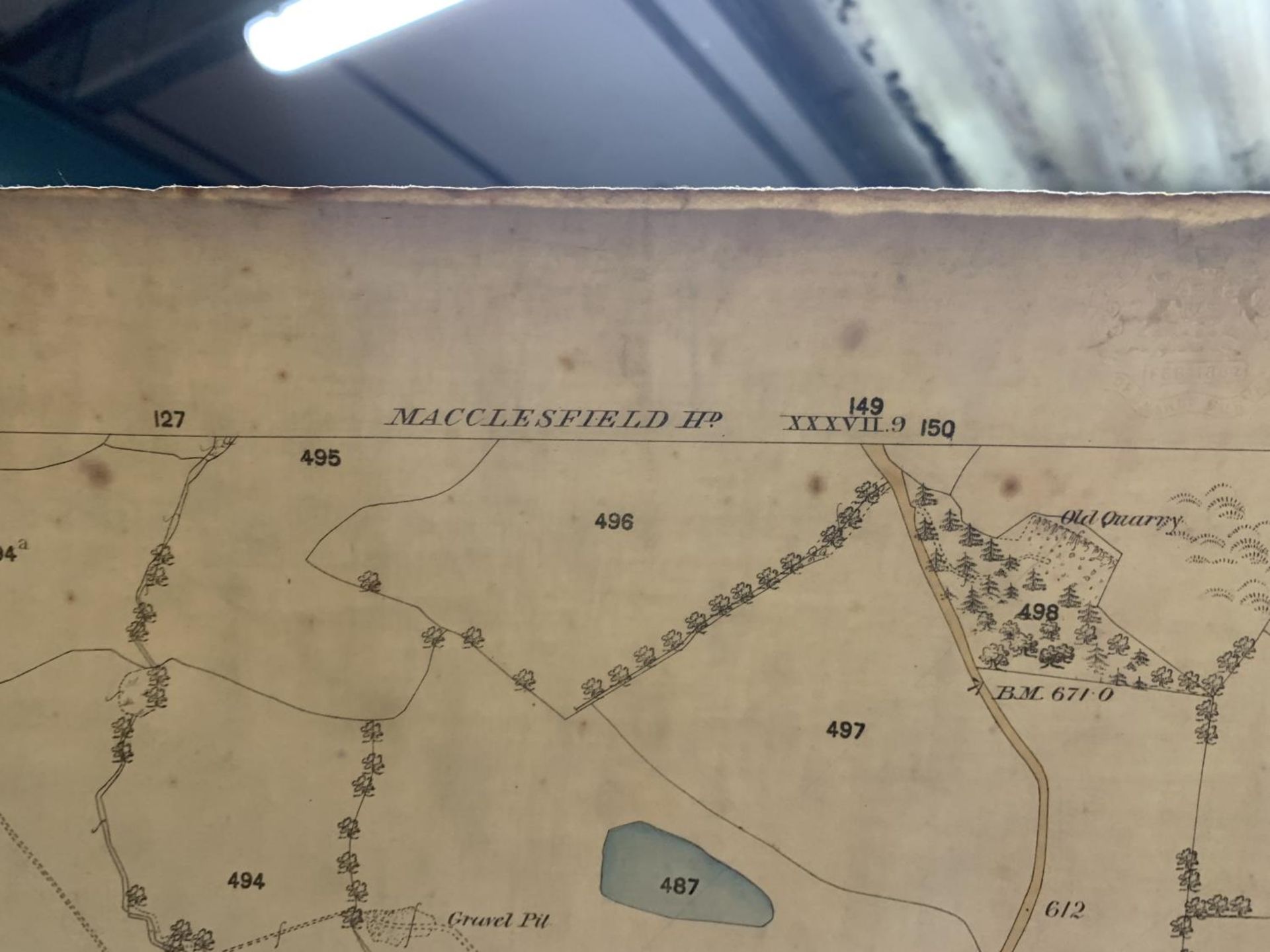 AN 1882 ORDNANCE SURVEY MAP OF PRESTBURY PARISH, CHESHIE (EASTERN DIVISION) PLUS AN 1875 ORDNANCE - Image 8 of 8