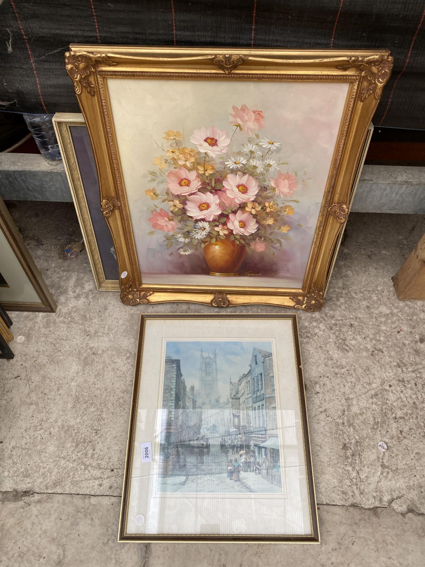 THREE FRAMED PRINTS AND PICTURES
