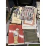 A LARGE AMOUNT OF VINTAGE AUCTION CATALOGUES TO INCLUDE CHRISTIES, SOTHEBY'S, ETC