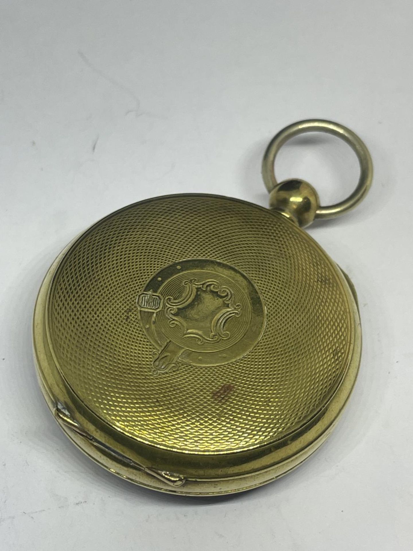 A SIMONS JEWELLERS BISHOPGATE GENTS POCKET WATCH WITH WHITE FACE, ROMAN NUMERALS AND SUB DIAL - Image 2 of 2