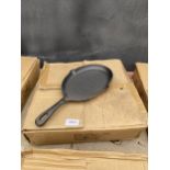 APPROXIMATELY TEN CAST IRON SKILLET PANS