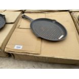 APPROXIMATELY TEN CAST IRON SKILLET PANS