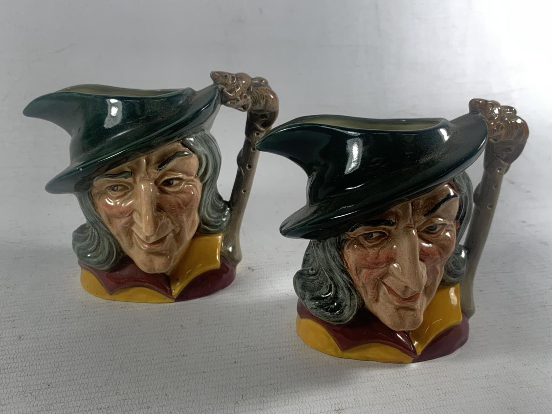 FOUR TOBY JUGS TO INCLUDE TWO ROYAL DOULTON PIED PIPER - Image 2 of 5