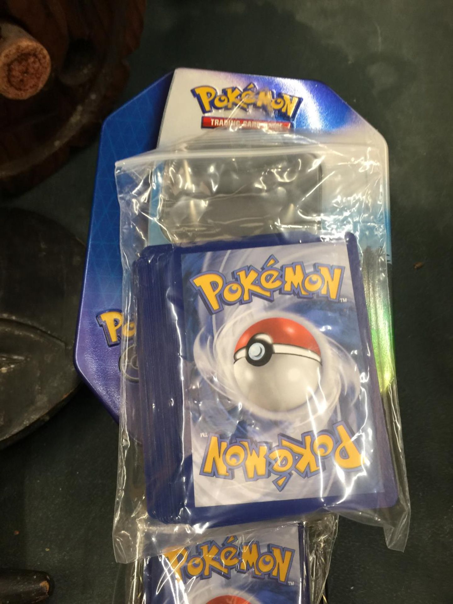 TWO COLLECTORS TINS OF 100+ POKEMON CARDS TO INCLUDE SHINIES AND HOLOS - Image 4 of 5