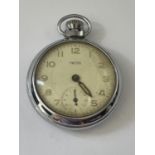 A SMITHS POCKET WATCH WITH SUB DIAL (A/F)