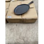 APPROXIMATELY TEN CAST IRON SKILLET PANS