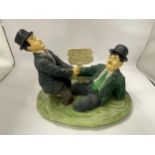 A CHAPLIN BROTHERS QUICK SAND FIGURE GROUP