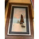 A 1904 MARITIME OIL PAINTING SIGNED A V ABEL