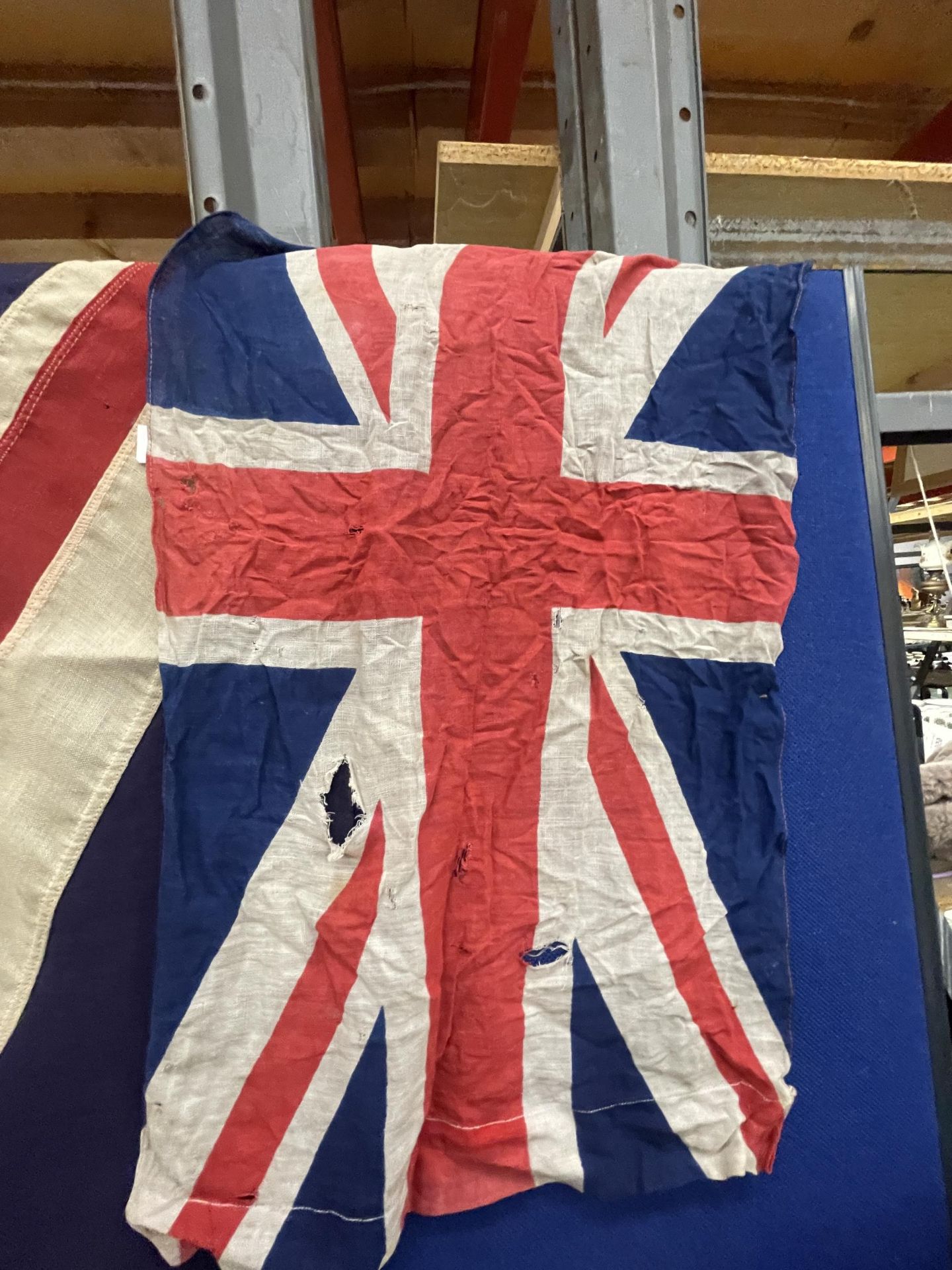 TWO VINTAGE UNION JACK FLAGS - Image 4 of 4