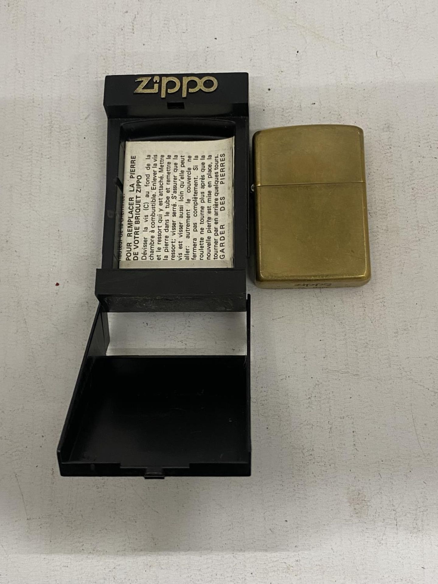 A BOXED ZIPPO LIGHTER