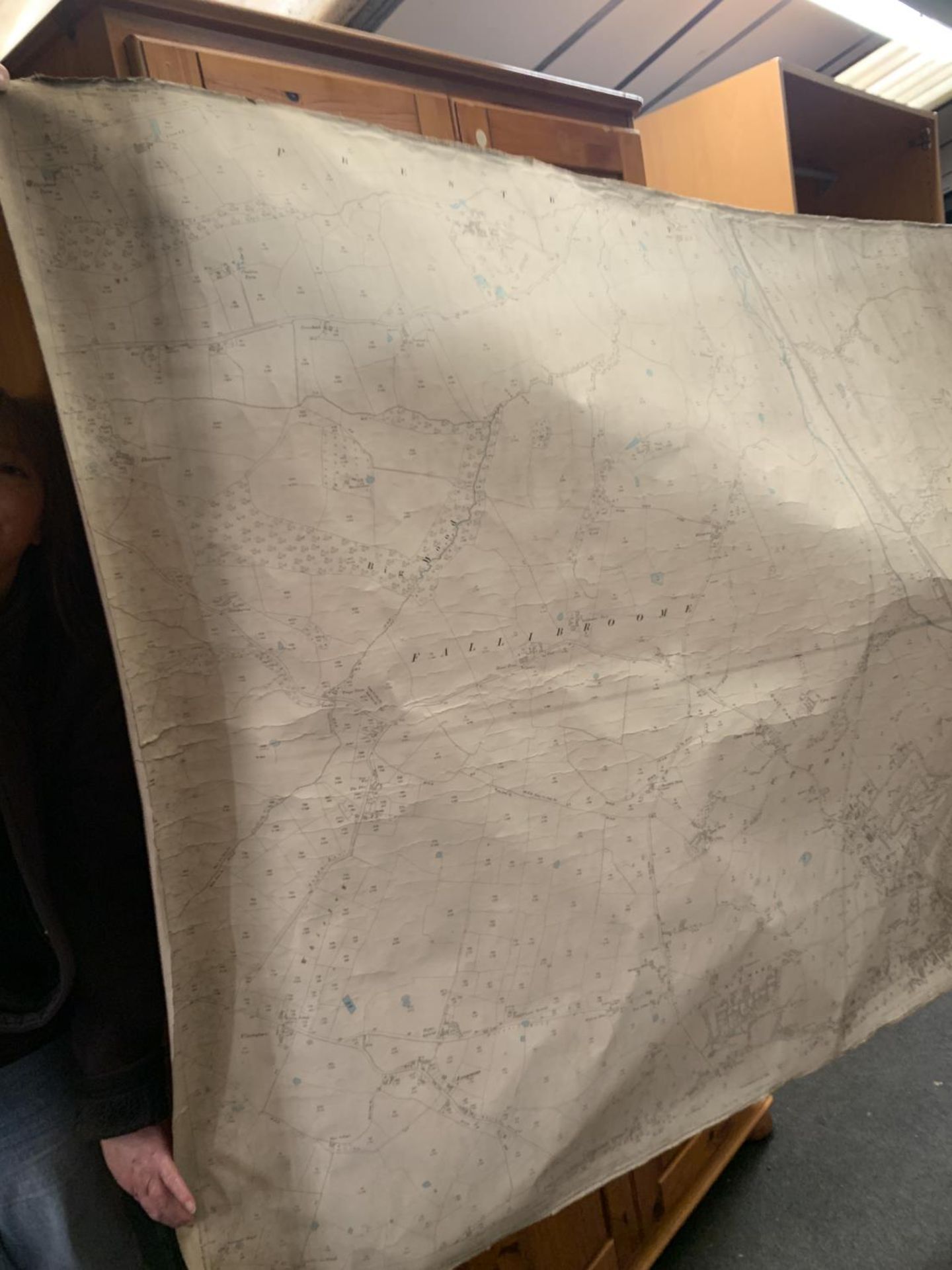 A VERY LARGE 1898 SECOND EDITION MAP OF MACCLESFIELD DIVISON 297CM BY 134CM - Image 2 of 4