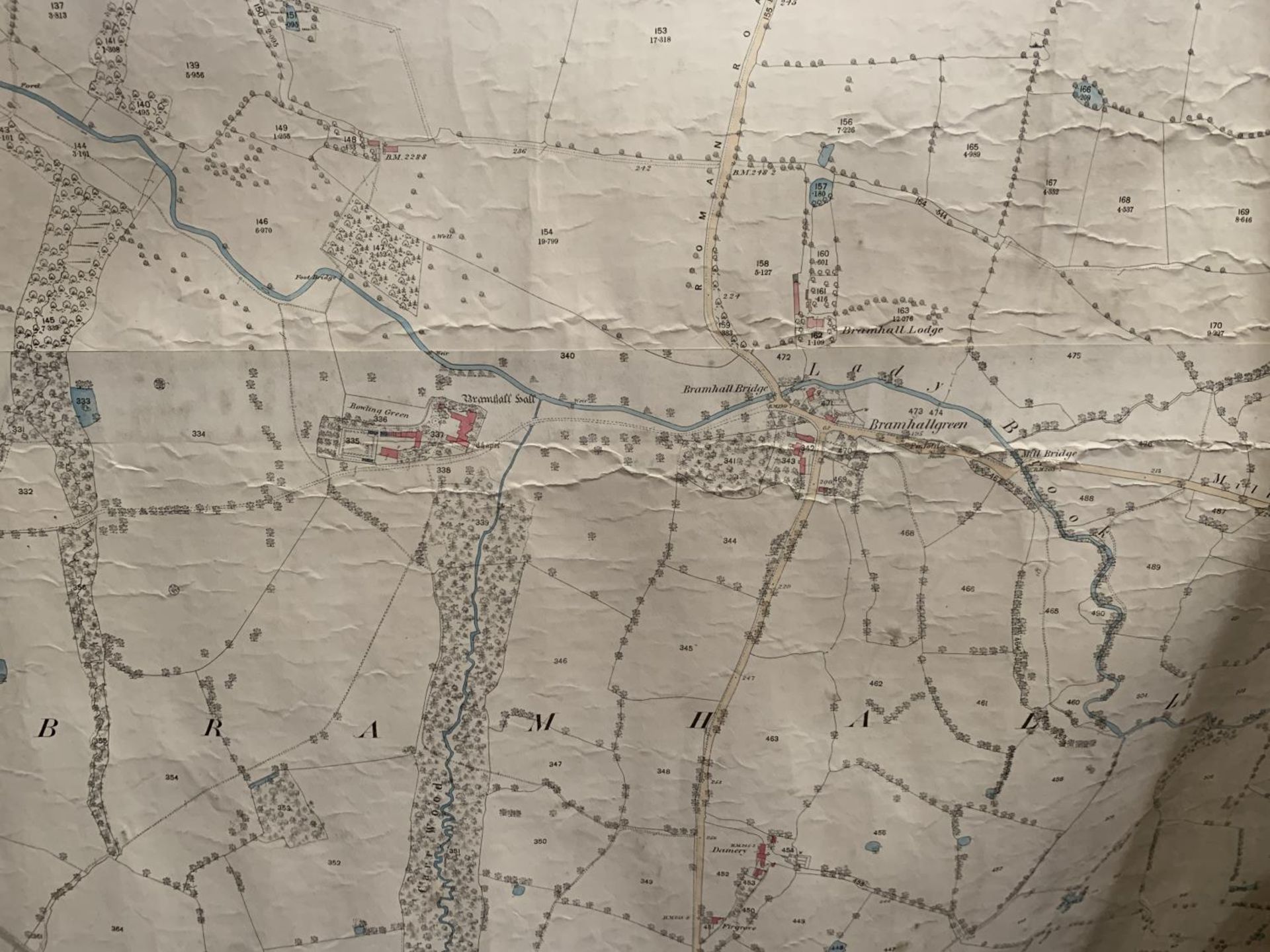 A VINTAGE ORDNANCE MAP OF CHEADLE TO INCORORATE HAZEL GROVE, PLUS A SECOND EDITION 1899 MAP OF - Bild 2 aus 9