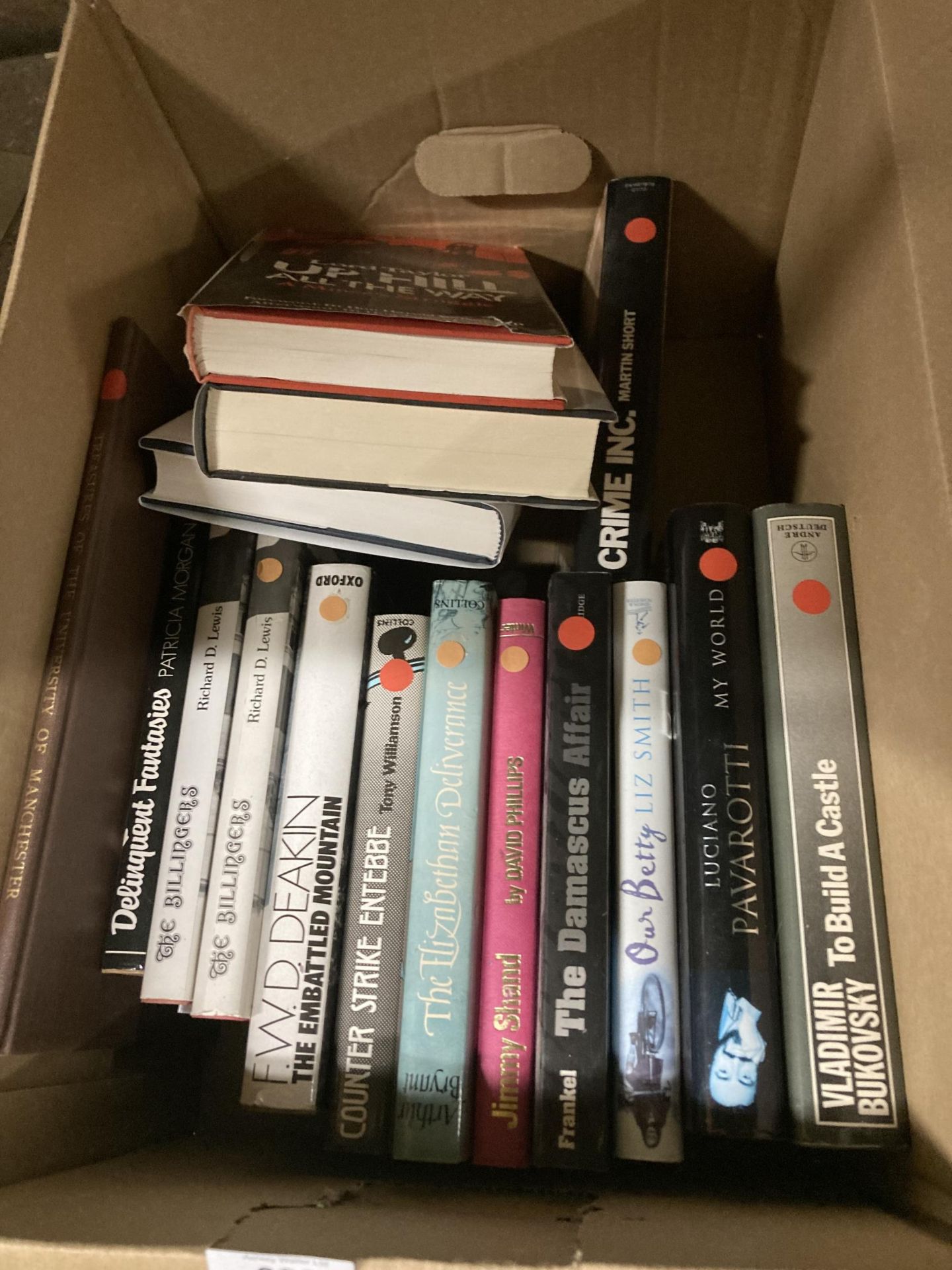 A BOX OF ASSORTED BOOKS