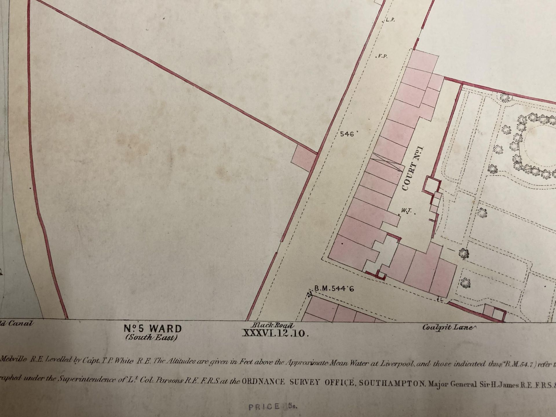 FOUR OLD ORDNANCE SURVEY MAPS OF MACCLESFIELD ONE AN EDITION OF 1909 MACCLESFIELD UNION, - Image 2 of 9