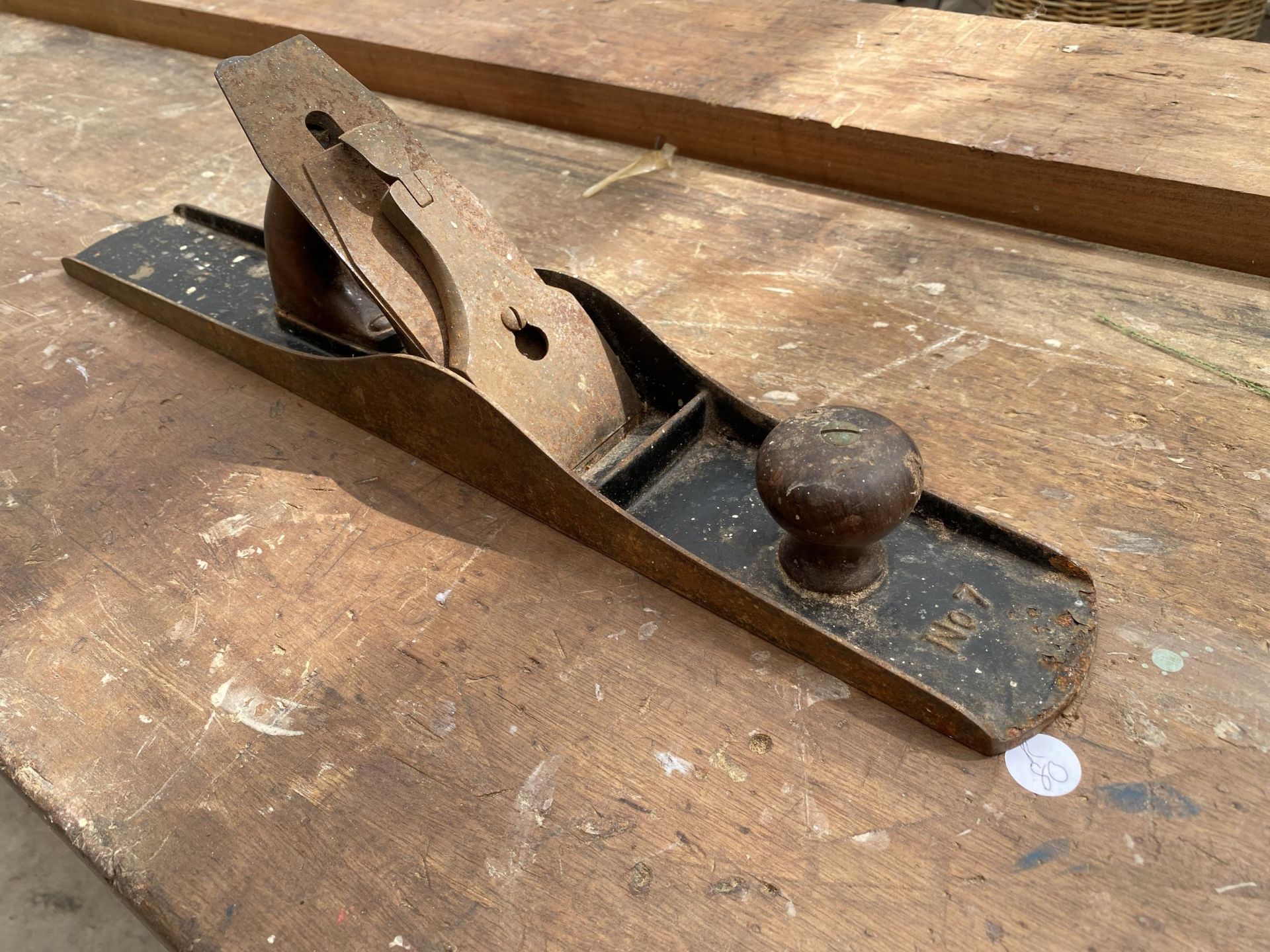 A LARGE STANLEY NO.7 WOOD PLANE - Image 2 of 5