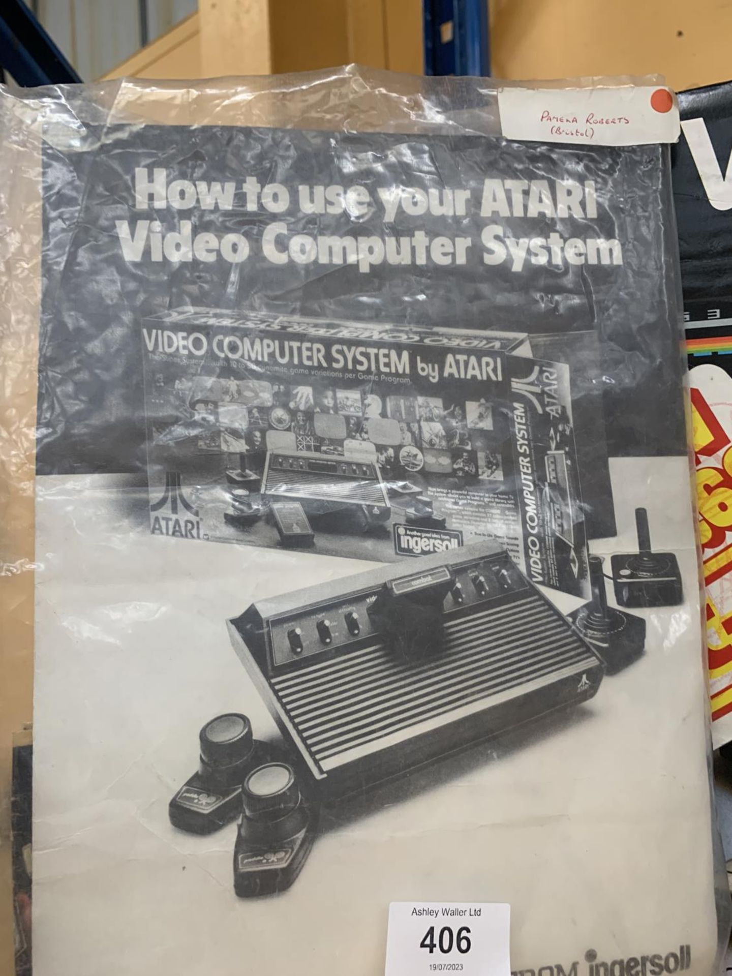 AN ATARI VIDEO COMPUTER SYSTEM, BOXED WITH INSTRUCTIONS AND GAMES - Image 3 of 4