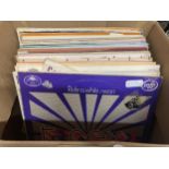 A BOX OF ASSORTED LP RECORDS, DIANA ROSS ETC