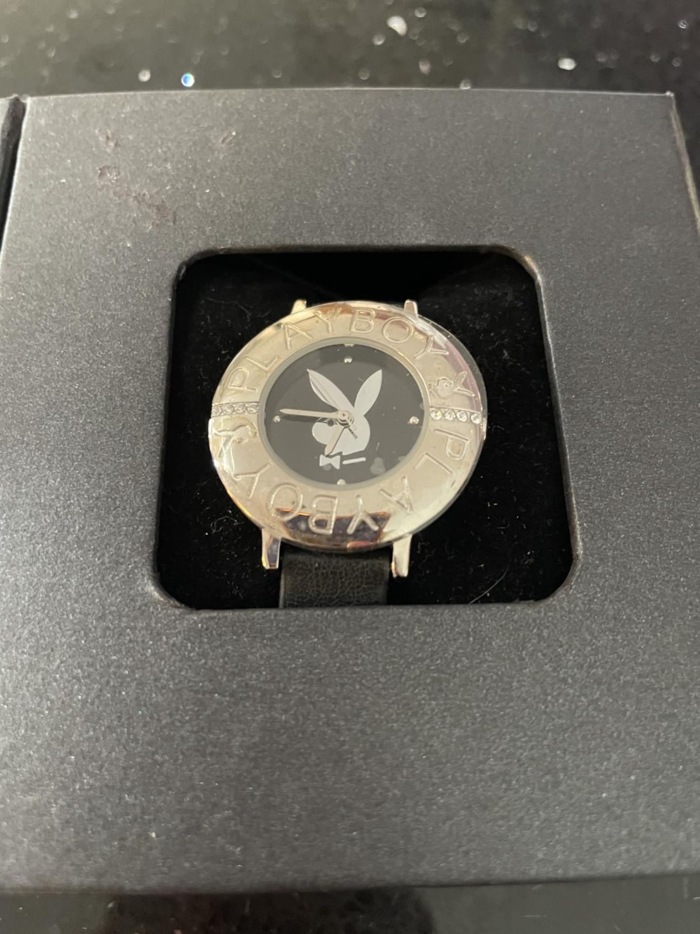 A PLAYBOY WATCH IN A PRESENTATION BOX SEEN WORKING BUT NO WARRANTY - Image 3 of 4