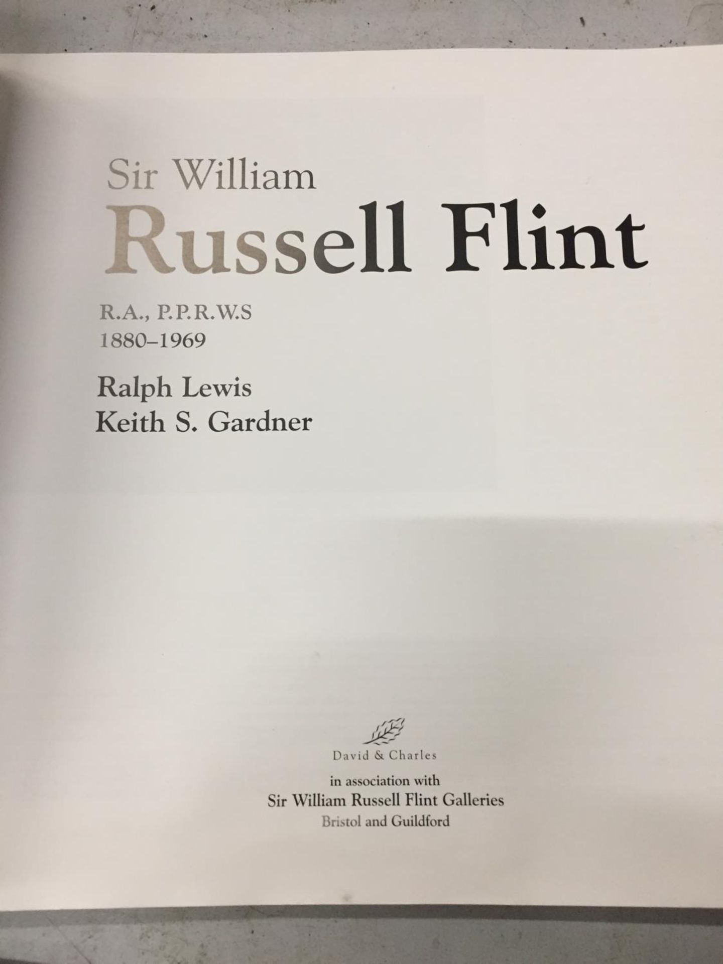 A BOOK ON THE LIFE AND ART OF SIR WILLIAM RUSSELL FLINT - Image 2 of 5