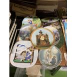 A MIXED LOT OF COLLECTABLE CABINET PLATES, GERMAN EXAMPLES ETC