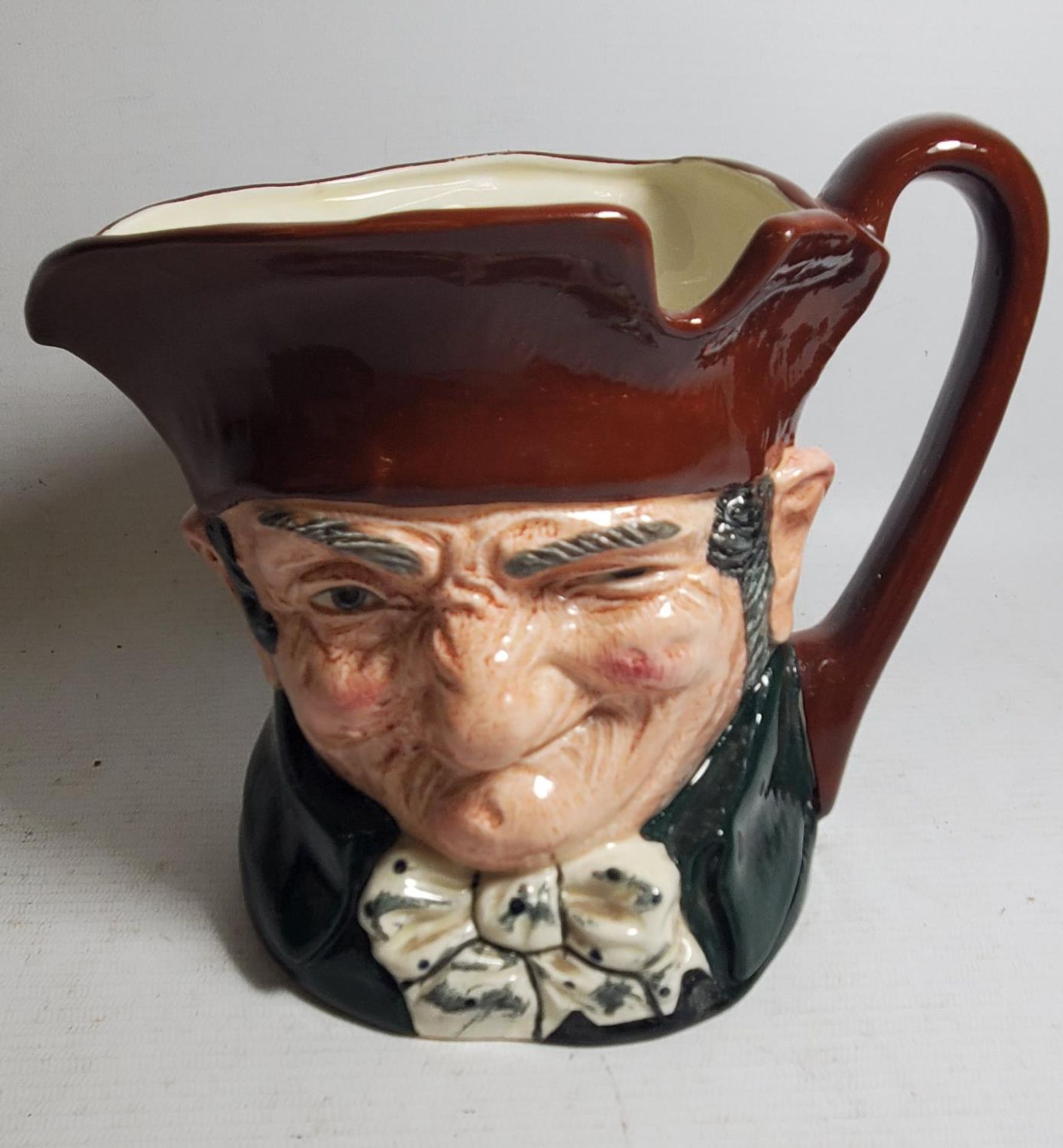 TWO LARGE ROYAL DOULTON TOBY JUGS - MERLIN AND OLD CHARLEY - Image 4 of 5