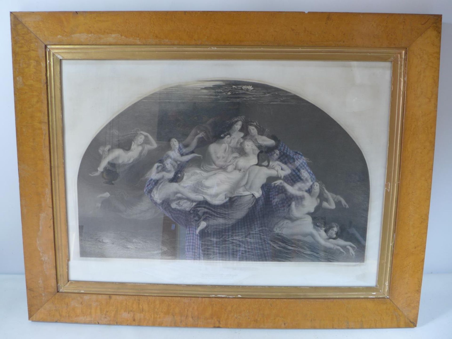 A MID 19TH CENTURY ENGRAVING OF 'SABRINA', AFTER W.E.FROST, 46X66CM, FRAMED AND GLAZED