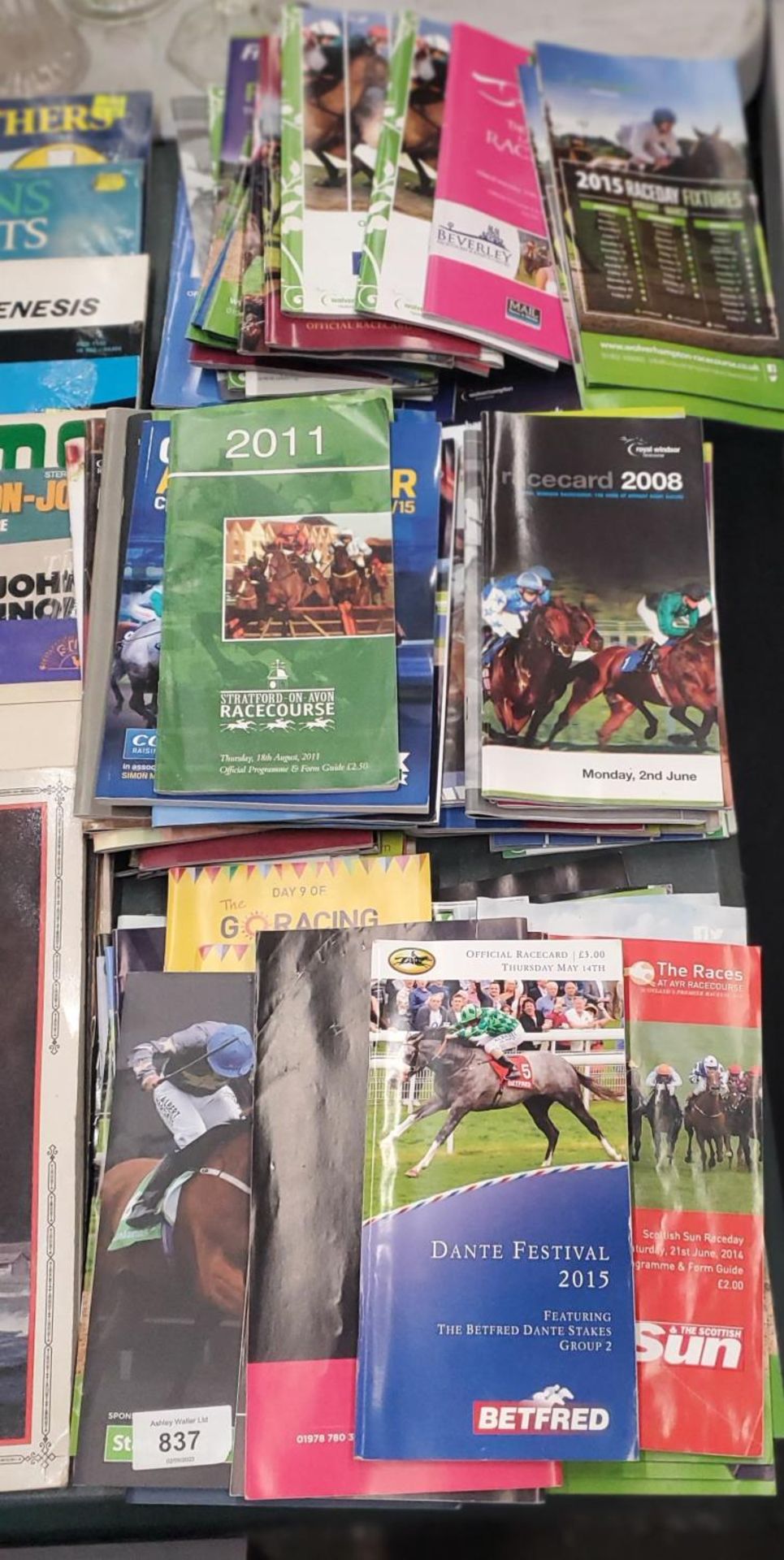 A COLLECTION OF HORSE RACING PROGRAMMES - 44 IN TOTAL