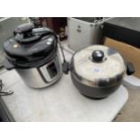 A TEFAL MULTICOOKER AND A DEEP FAT FRYER