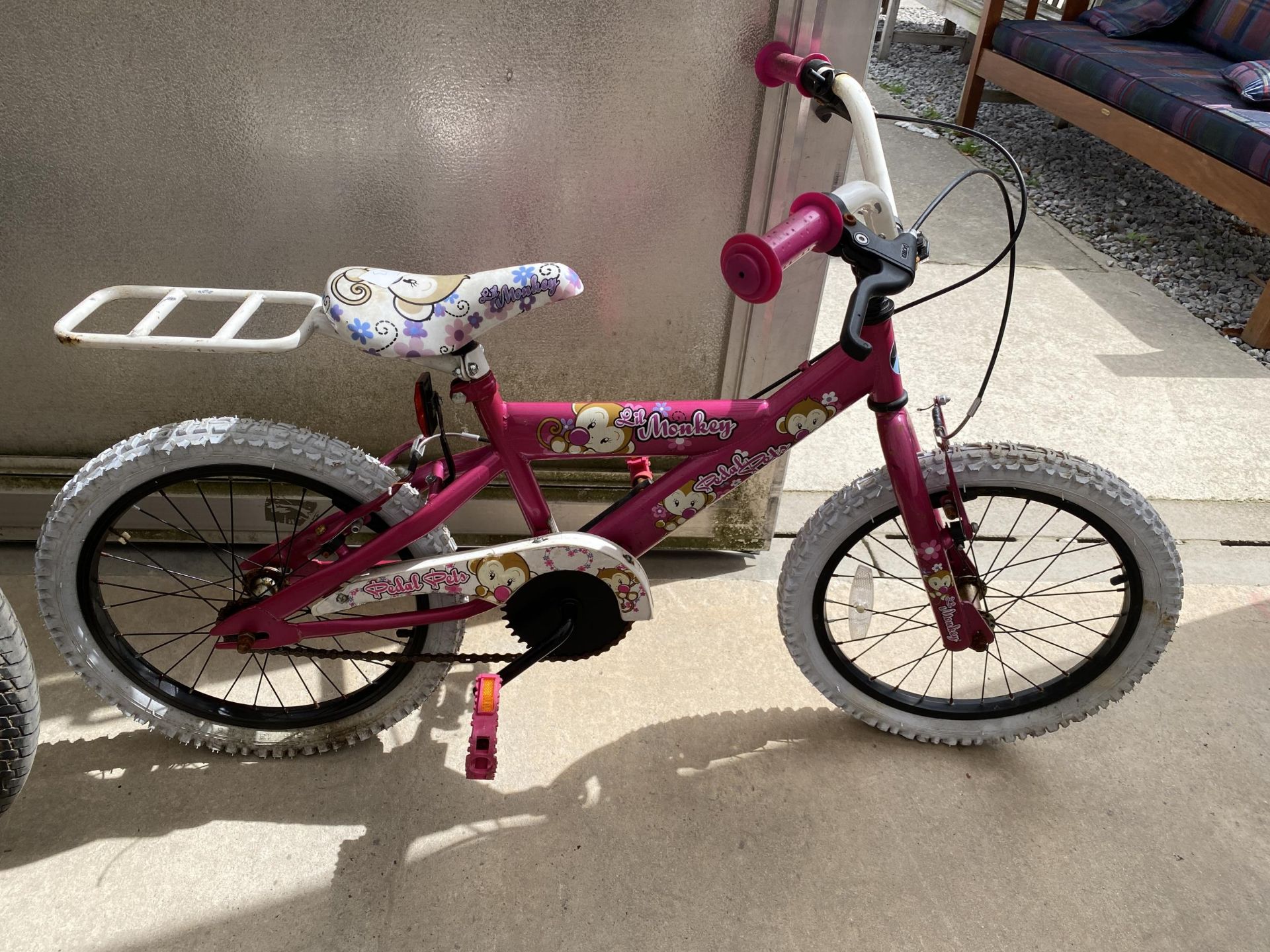 TWO CHILDRENS BIKES, A BMX AND A GIRLS PEDAL PETS BIKE - Image 2 of 3