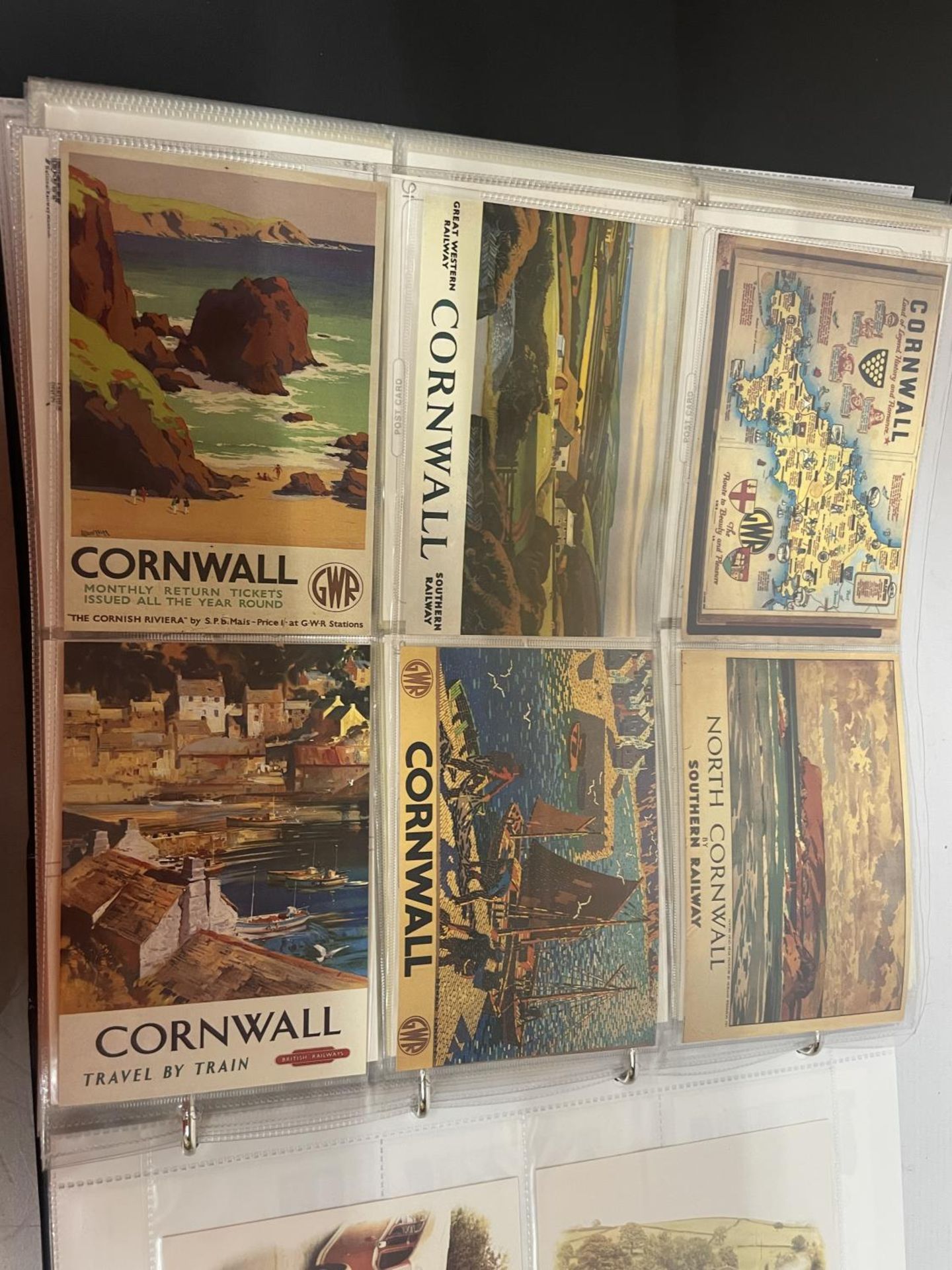 APPROXIMATELY 365 POSTCARDS RELATING TO TRAINS TO INCLUDE RAILWAY POSTERS AND ADVERTISING, EARLY - Image 9 of 11