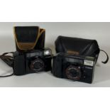 TWO CASED CANON SURE SHOT 38MM CAMERAS