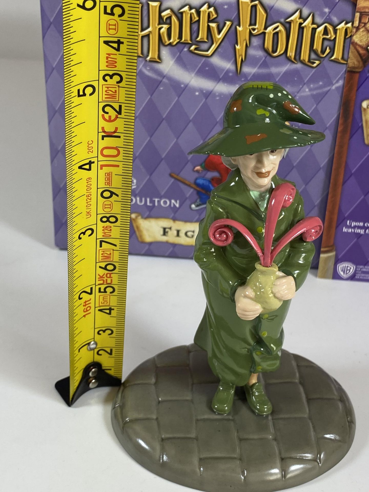 A BOXED ROYAL DOULTON HARRY POTTER PROFESSOR SPROUT HPFIG21 FIGURE WITH CERTIFICATE - Image 5 of 6