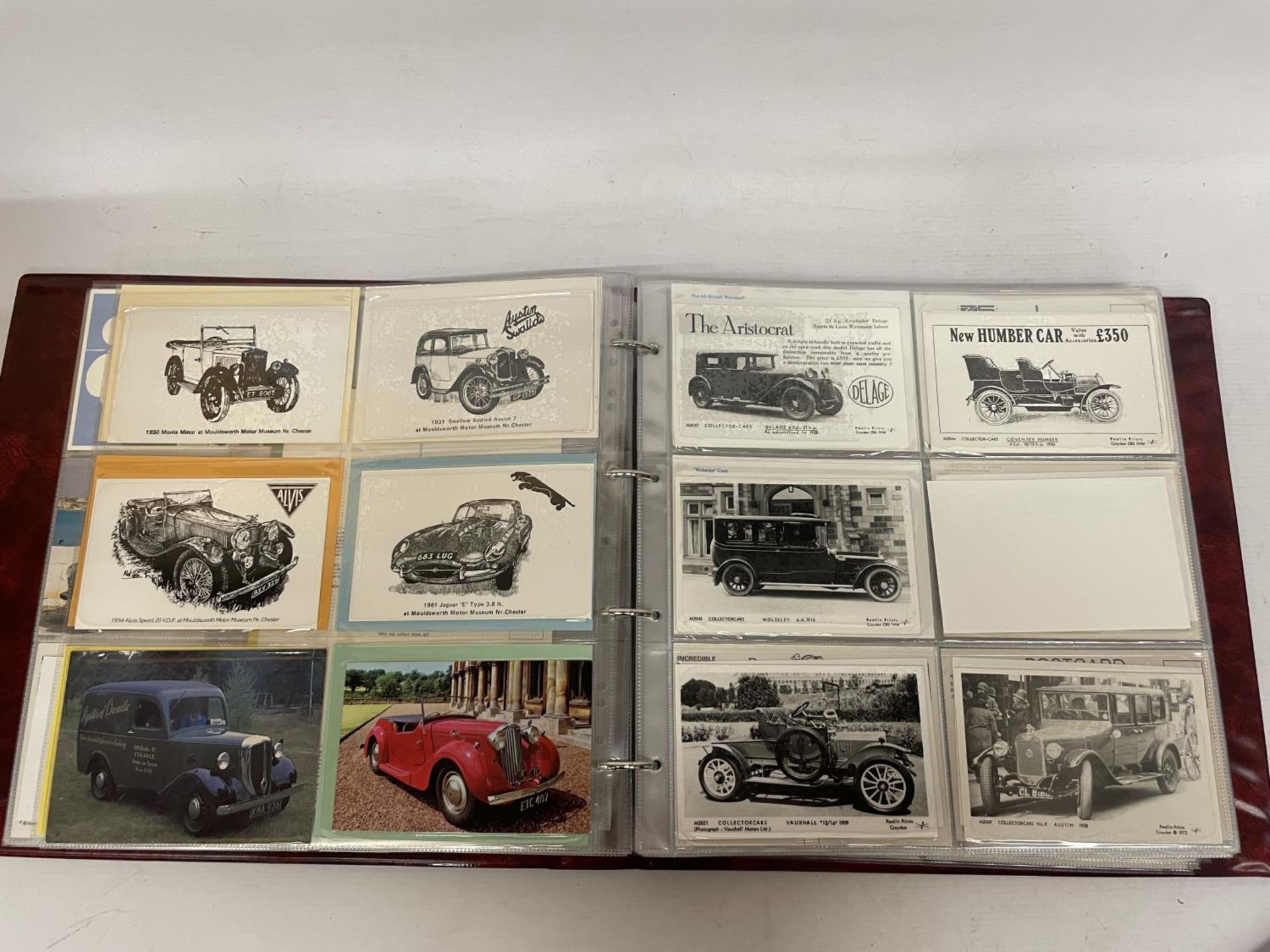APPROXIMATELY 285 POSTCARDS RELATING TO PUBLIC TRANSPORT OUTSIDE LONDON, CARS, BIKES, COMMERCIAL, - Image 4 of 10