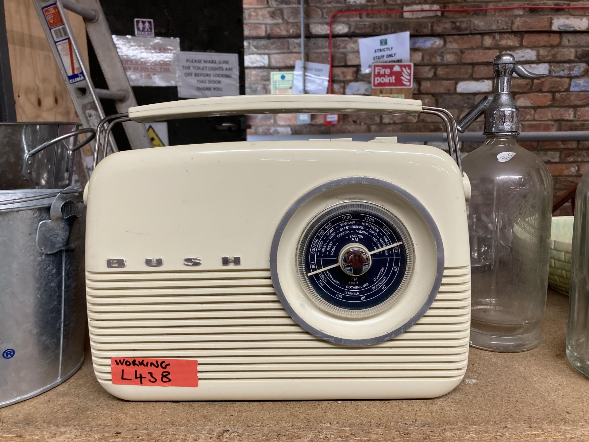 A VINTAGE BUSH RADIO