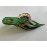 A VENETIAN GLASS SLIPPER