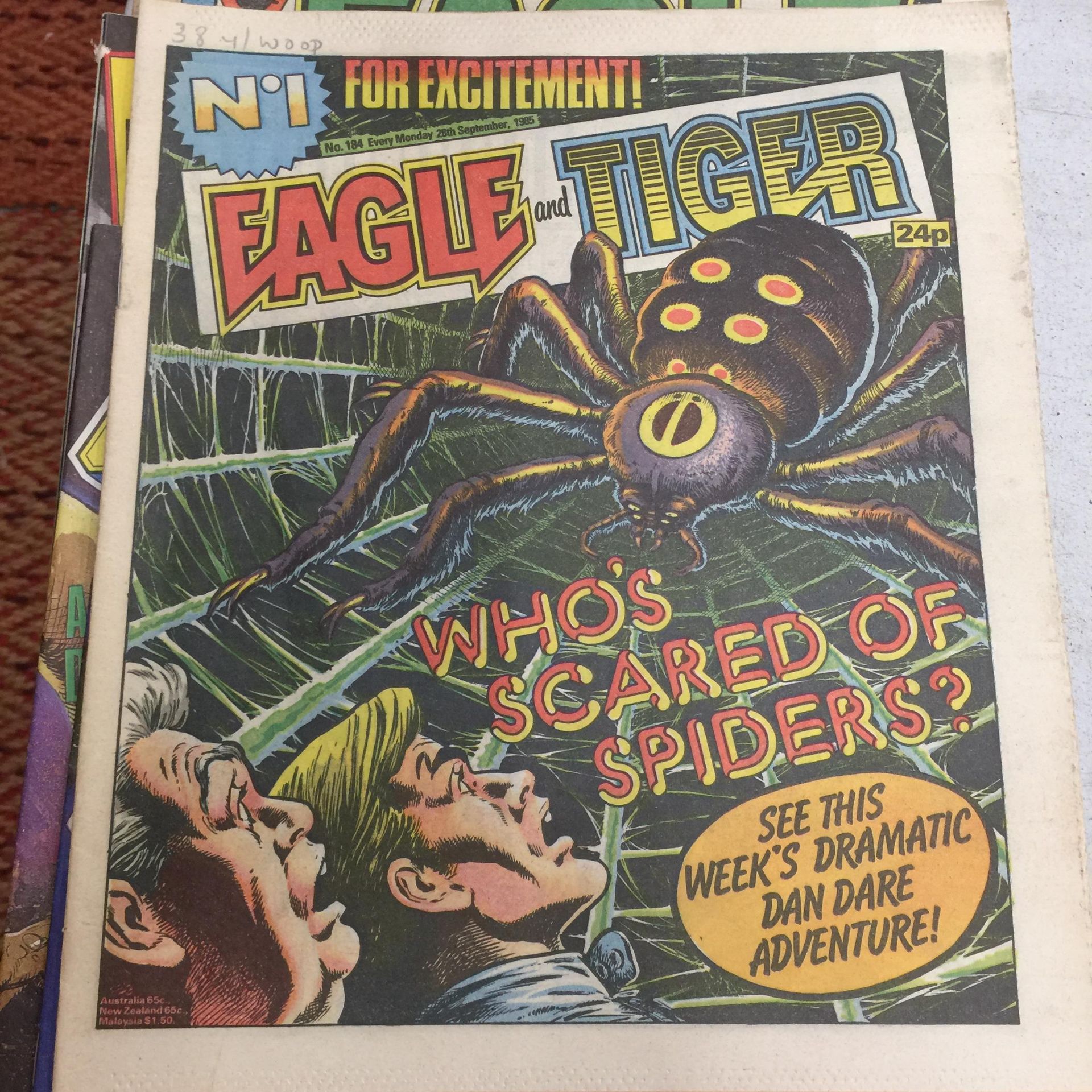 A COLLECTION OF 1980'S EAGLE COMICS FEATURING DAN DARE, ETC - 15 IN TOTAL - Image 11 of 16