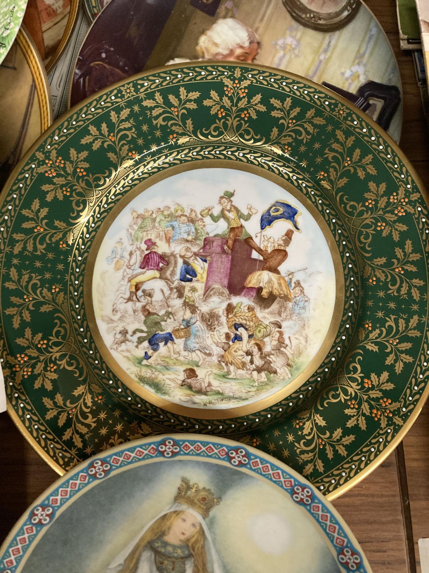 A MIXED LOT OF COLLECTABLE CABINET PLATES, GERMAN EXAMPLES ETC - Image 4 of 6