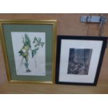 AN ARTHUR RACKHAM PRINT OF 'THE FAIRY WIFE', 18CM X 14CM, FRAMED AND GLAZED, D.B (21ST CENTURY)