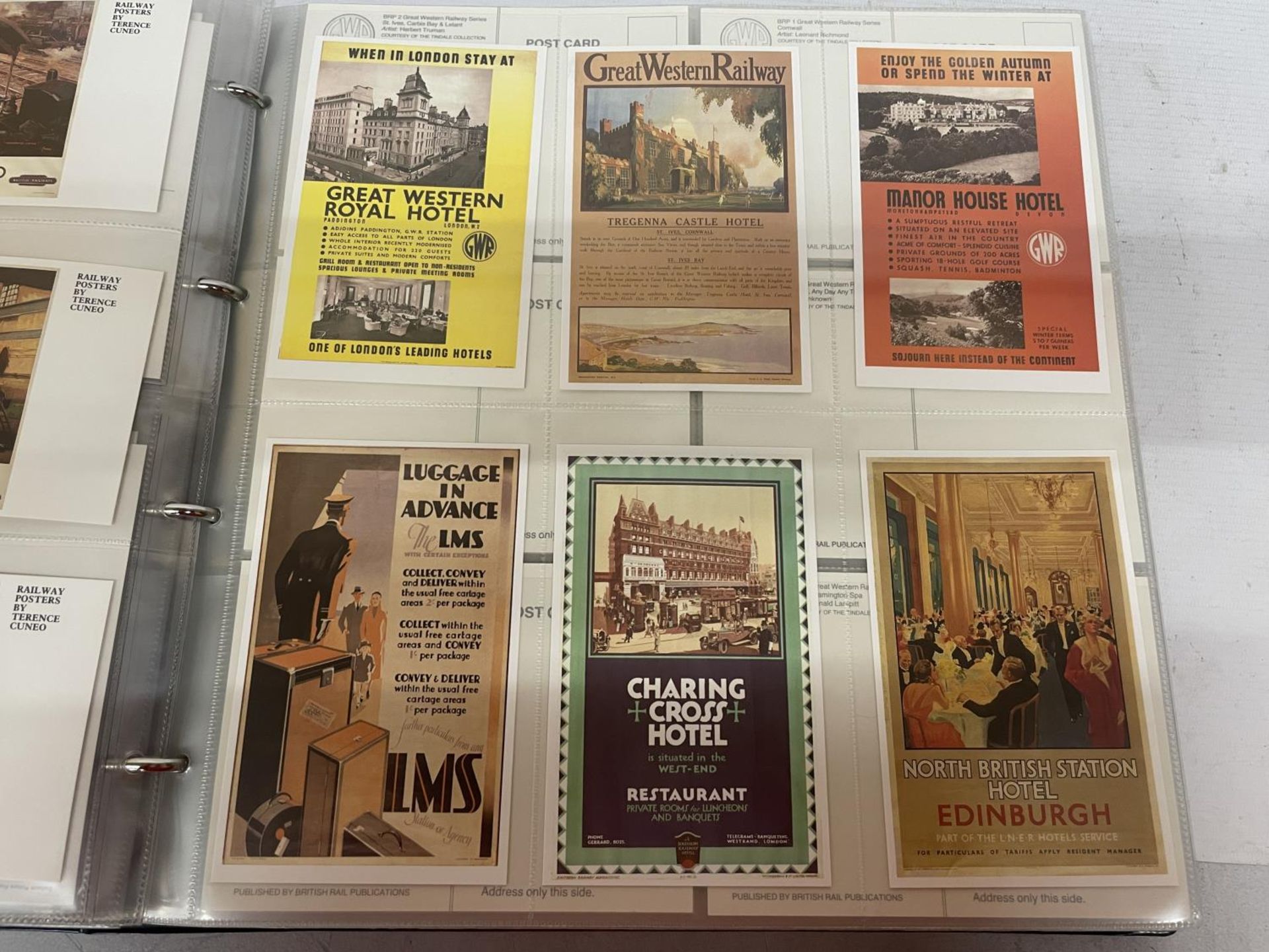 APPROXIMATELY 365 POSTCARDS RELATING TO TRAINS TO INCLUDE RAILWAY POSTERS AND ADVERTISING, EARLY - Image 6 of 11
