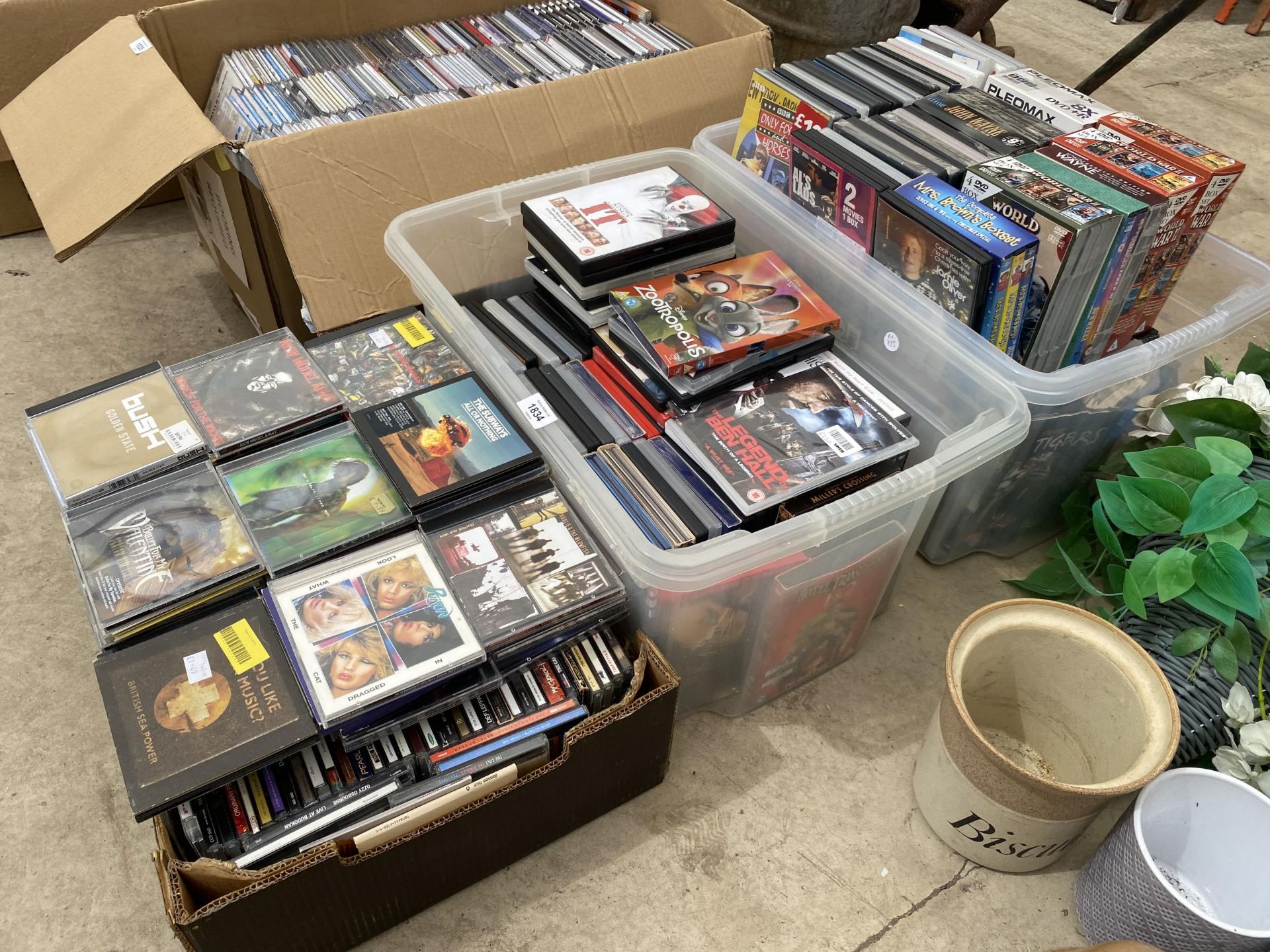 A LARGE ASSORTMENT OF CDS AND DVDS TO INCLUDE SEVERAL BOXSETS - Image 2 of 2