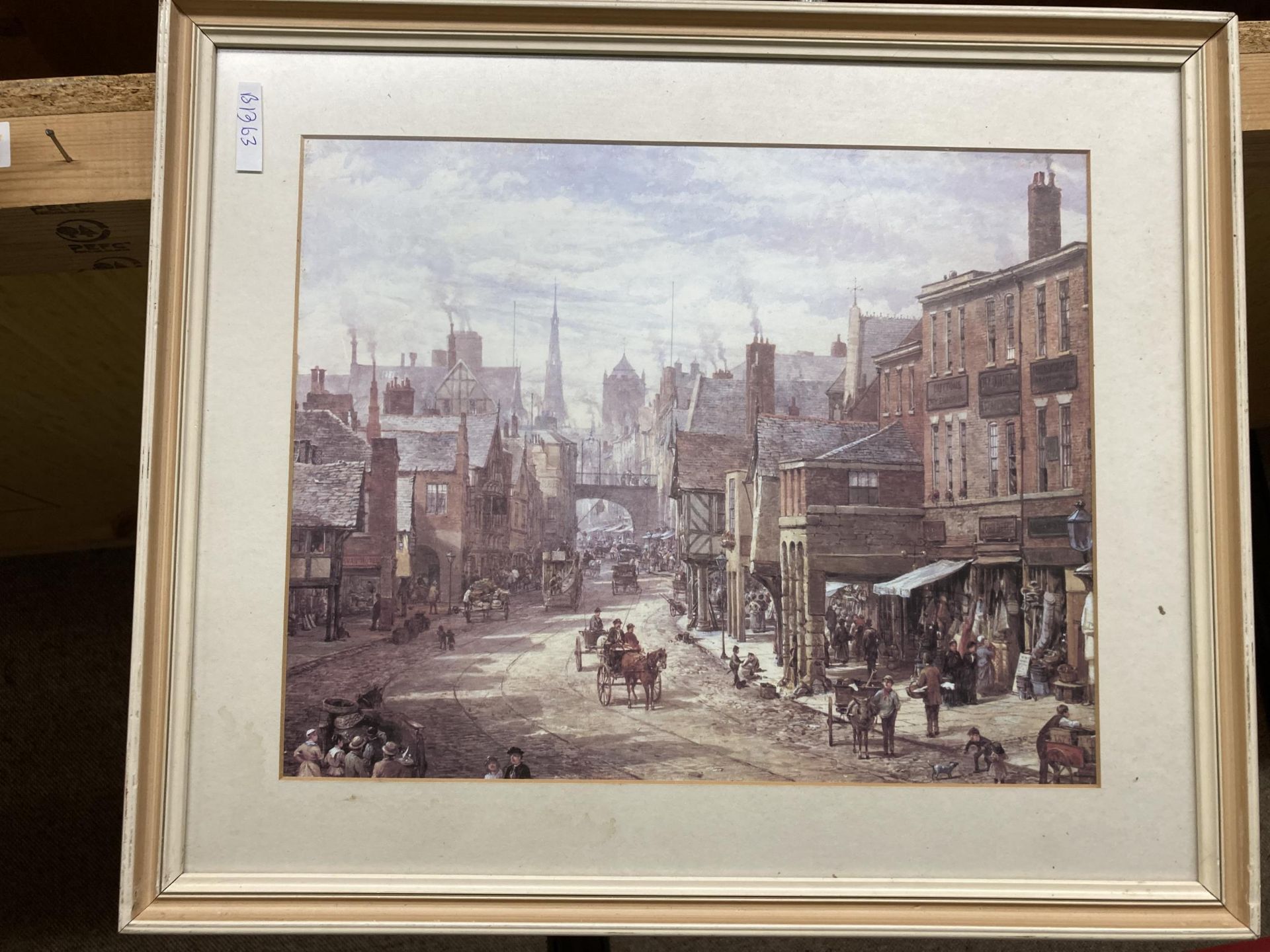 A PAIR OF FRAMED LOUISE RAYNARD PRINTS OF CHESTER SCENES - Image 2 of 5
