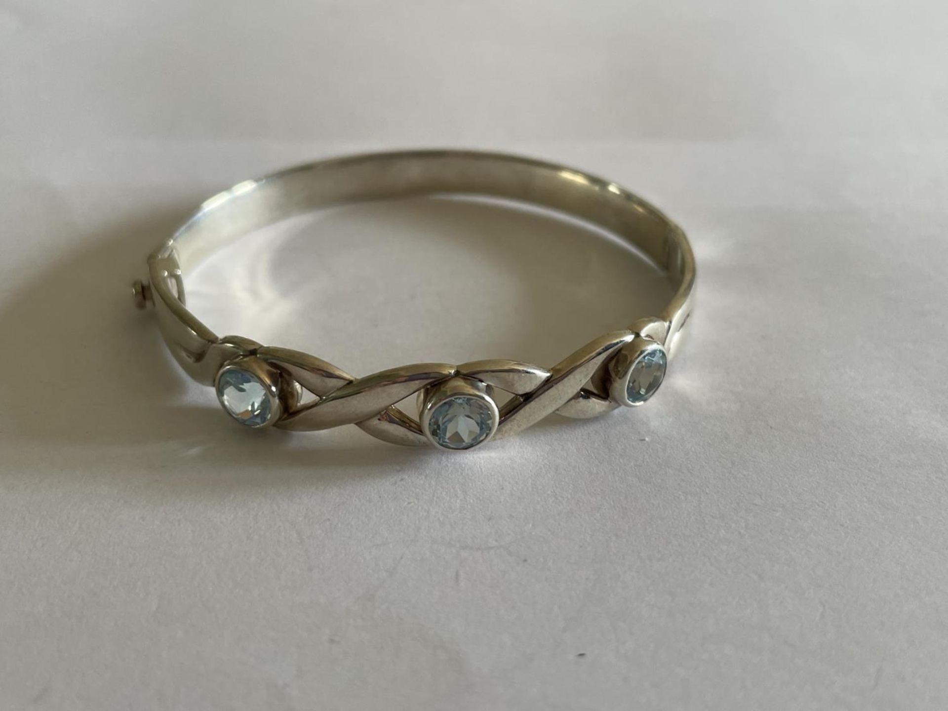 A SILVER BANGLE