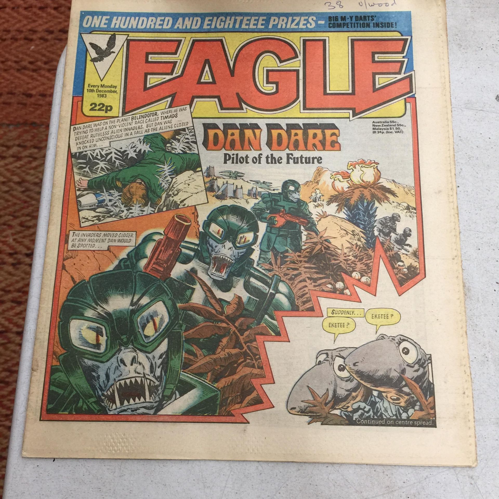 A COLLECTION OF 1980'S EAGLE COMICS FEATURING DAN DARE, ETC - 15 IN TOTAL - Image 16 of 16