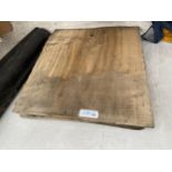 TWO PLANKERS OF DRIED SEEDER WOOD