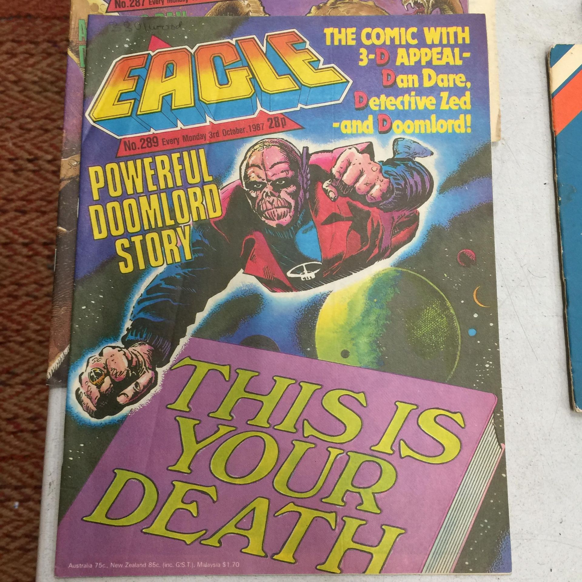 A COLLECTION OF 1980'S EAGLE COMICS FEATURING DAN DARE, ETC - 15 IN TOTAL - Image 12 of 16