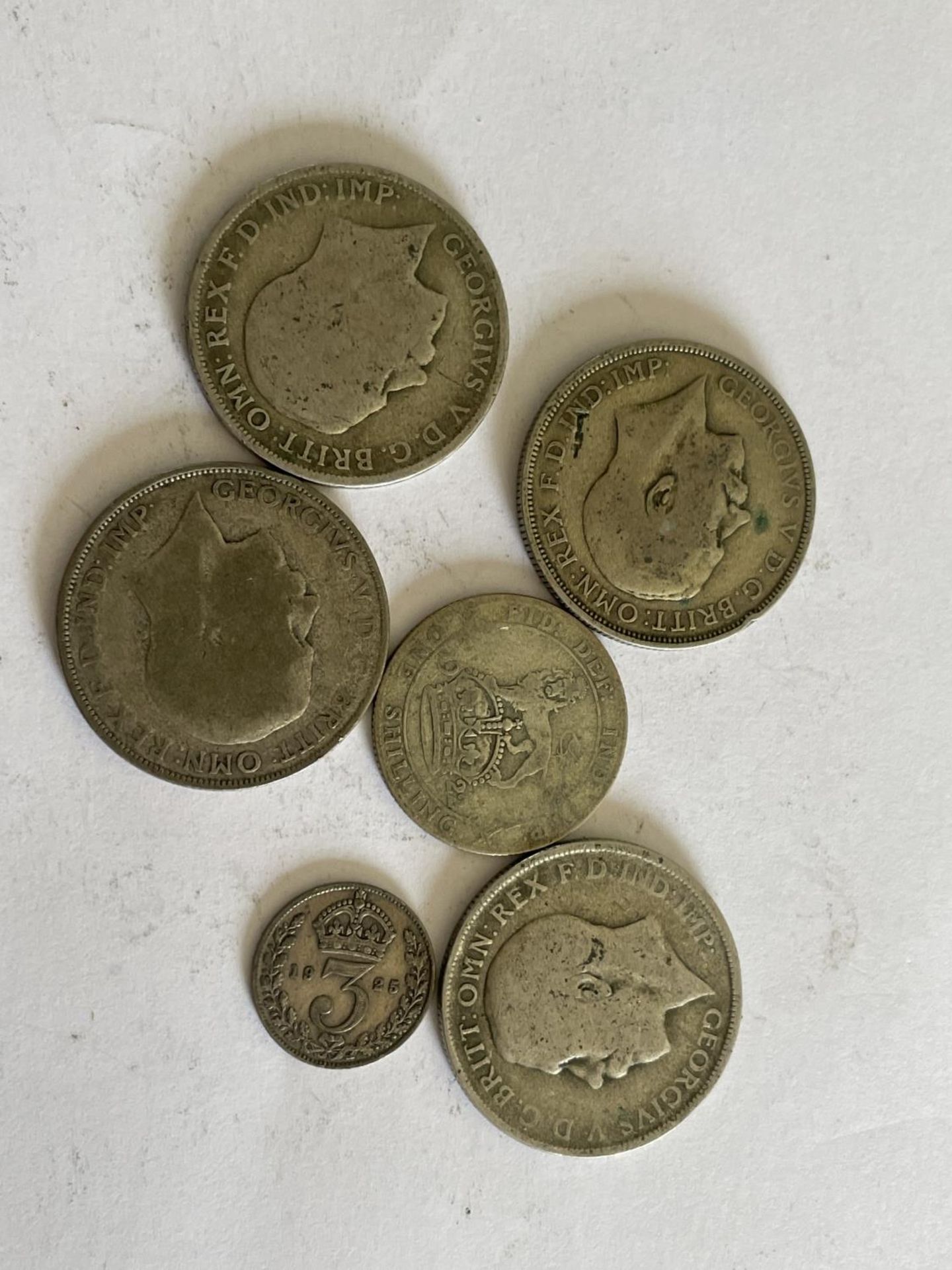 A QUANTITY OF SILVER COINS - Image 2 of 2