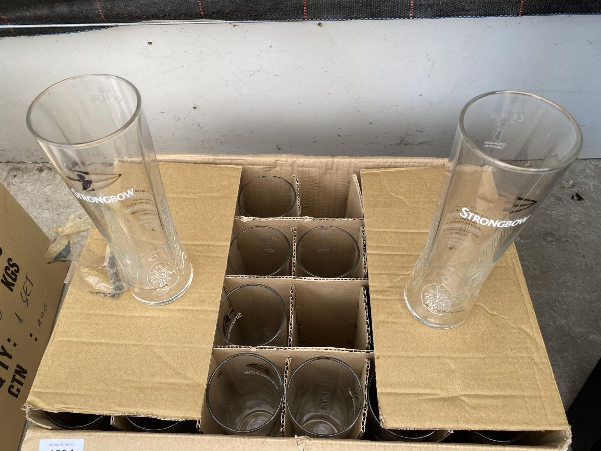 TWENTY TWO STRONGBOW BRANDED PINT GLASSES - Image 2 of 2